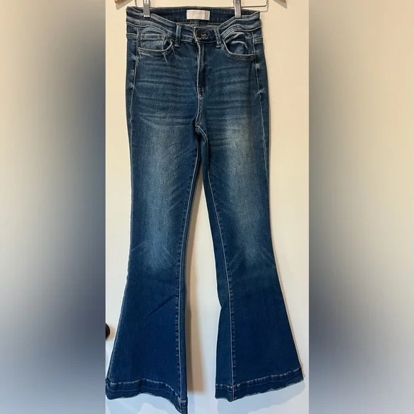 Vervet Blue Women's Flare Jeans - Stretch - Picture 4 of 7